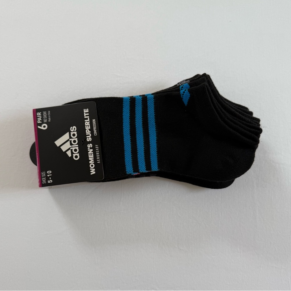 Adidas Women's Socks, 6 Pack - Picture 2 of 6
